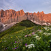 First light on the Laliderer Walls [explored 2026/08/01]